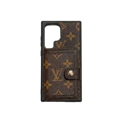 Leather Louis Vuitton Designer Wallet Phone Case for Samsung Galaxy S22-26 Series