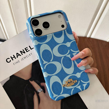 Luxury Coach Monogram Protective iPhone Case