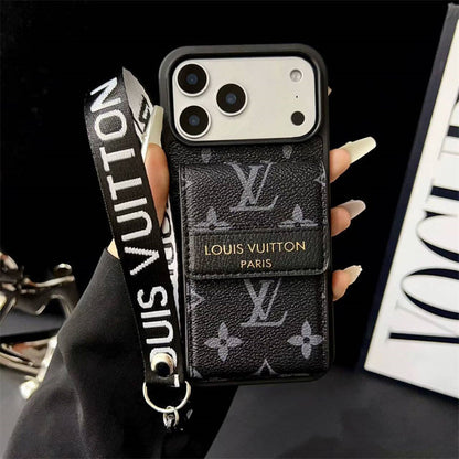 Louis Vuitton Phone case with card slot for iPhone 12-18 Pro & Pro Max