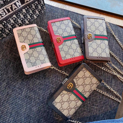 Luxury Phone Bag, Case, and Card Holder for Samsung Roxy New