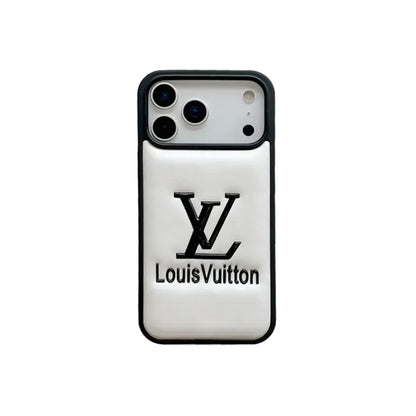 Luxury LV Leather Ultra-Slim Cover For iPhone 17/ 16 / 15 / 14