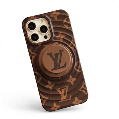 LV Ring Stand Case: Sleek Style for Your iPhone 13-17