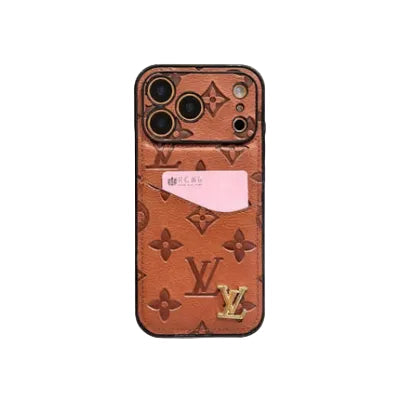 Luxury Phone Case with Card Holder For iPhone 12-18 Pro & Pro Max
