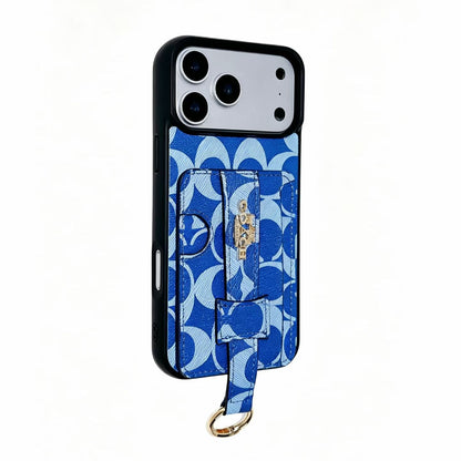 Luxury Phone Case with Card Holder For iPhone 13-17