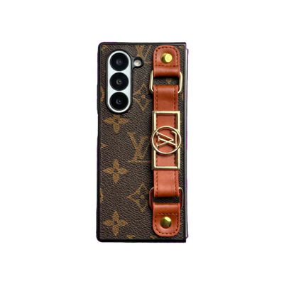 LV Monogram Case with Hand Strap for Samsung Z Fold 3-7
