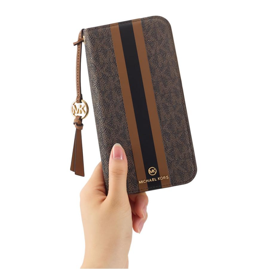 MK Folio Case Stripe with Tassel Charm for Magsafe for iPhone
