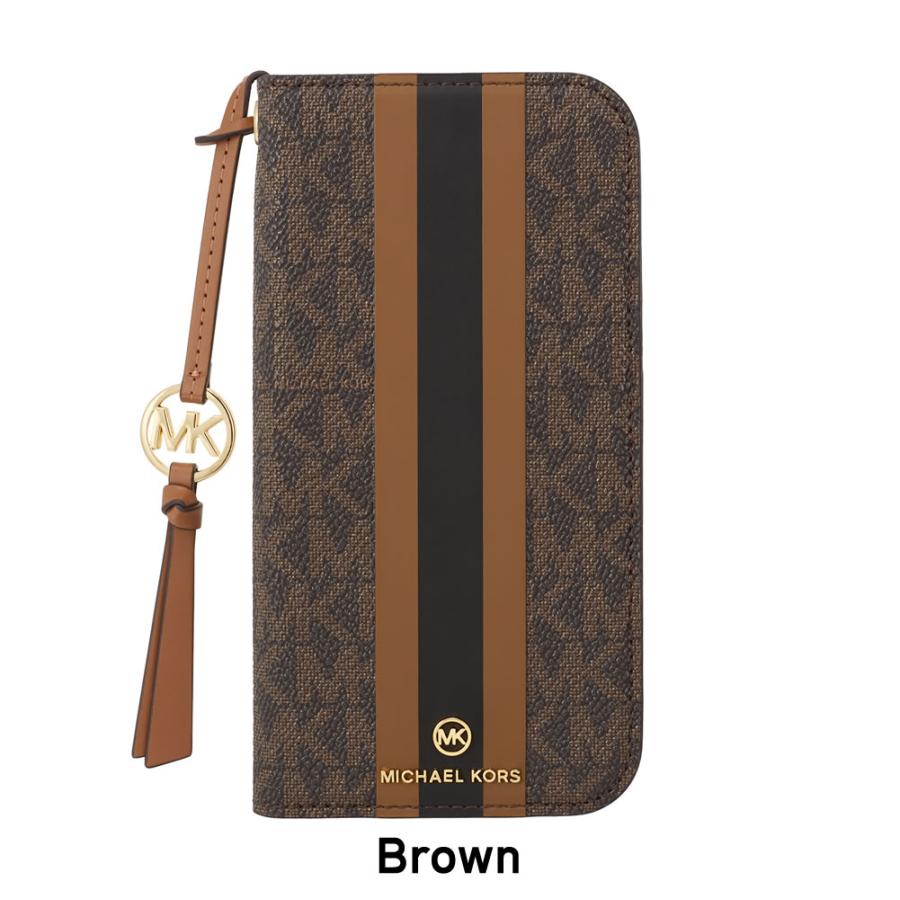 MK Folio Case Stripe with Tassel Charm for Magsafe for iPhone