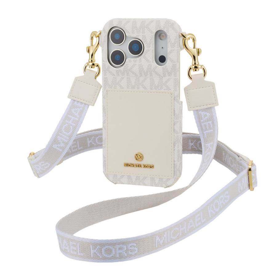 Luxury MK Wrap Case Pocket with Strap for iPhone