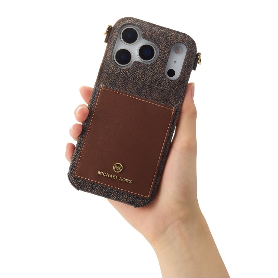 Luxury MK Wrap Case Pocket with Strap for iPhone