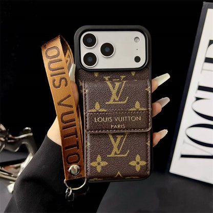 Louis Vuitton Phone case with card slot for iPhone 12-18 Pro & Pro Max