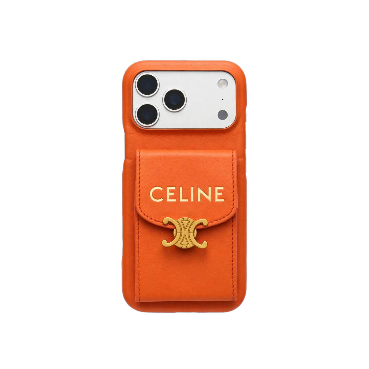 Luxury Leather Case with Makeup Mirror For iPhone 14-17