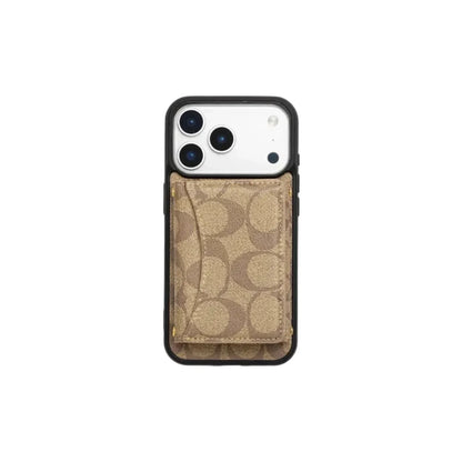 Luxury Monogram Wallet Case for iPhone 17 16 15 14 13 12 Series