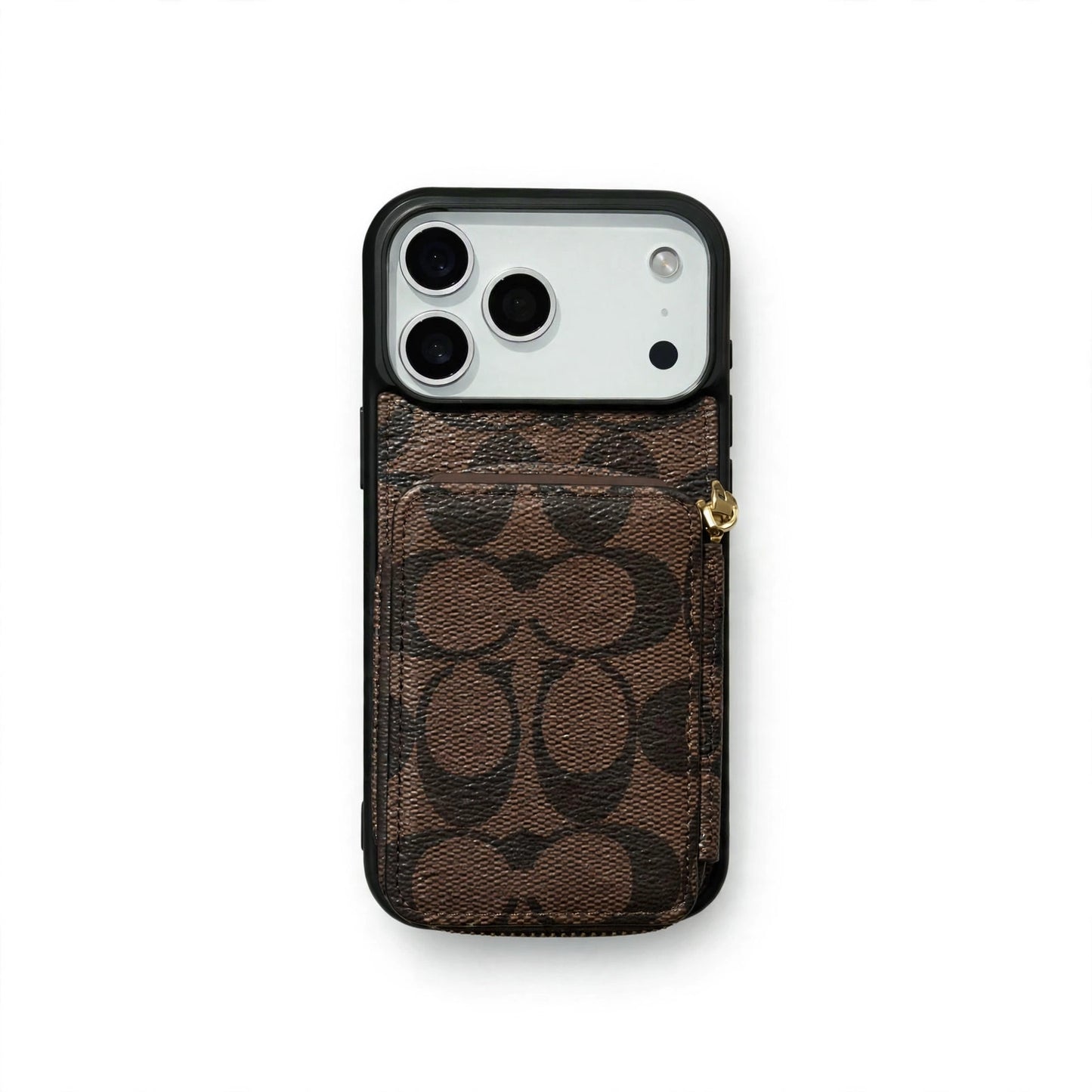 Luxury Leather Phone Case with Card Holder For iPhone 12-17