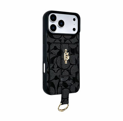 Luxury Phone Case with Card Holder For iPhone 13-17