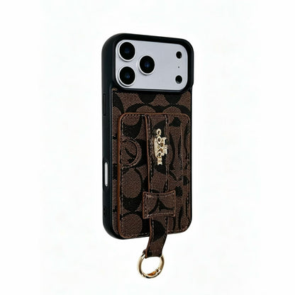 Luxury Phone Case with Card Holder For iPhone 13-17