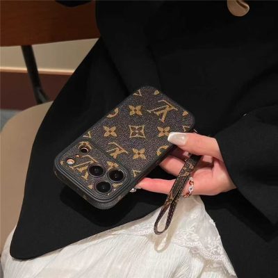 Louis Vuitton Phone Monogram Case with Strap For iPhone 12-18 Pro & Pro Max