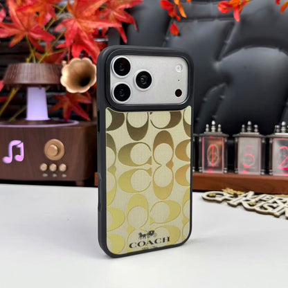 Luxury Signature Monogram Fabric iPhone Case – Luxury Design Phone Cover