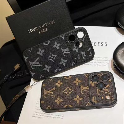 Louis Vuitton Phone Monogram Case with Strap For iPhone 12-18 Pro & Pro Max
