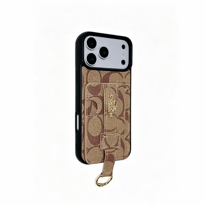 Luxury Phone Case with Card Holder For iPhone 13-17