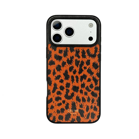 LUXURY CELINE IPHONE CASE CLASSIC PANTHERA FOR IPHONE 12-18 Pro & Pro Max