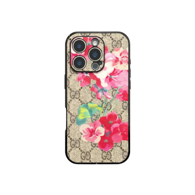 High Quality Floral Print Designer Case - iPhone 12-18 Pro & Pro Max