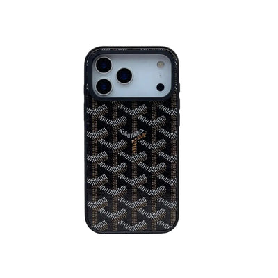 GYD Chevron Pattern MagSafe Leather Case for iPhone 13-18 Pro & Pro Max