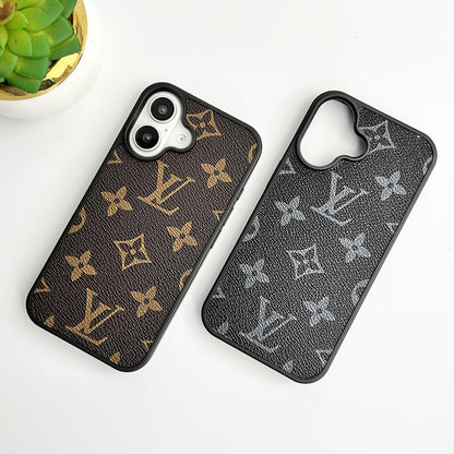 Luxury Brand Leather Case For iPhone theroxymob