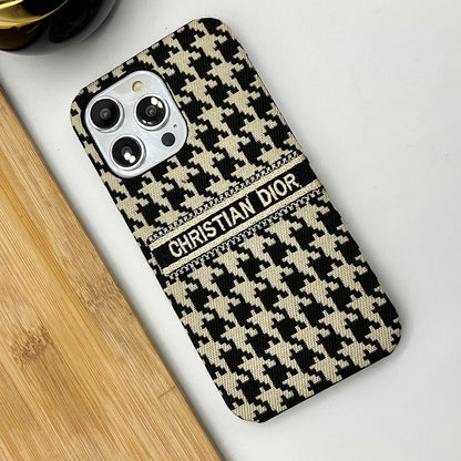 Luxury Brand Vertical Belt Stitched Case Cover For iPhone Roxy New 2