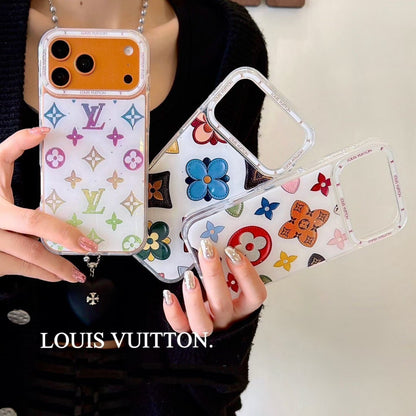 Multicolor Monogram White Louis Vuittin Case for iPhone 13-18 Pro & Pro Max
