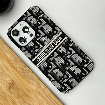Luxury Brand Vertical Belt Stitched Case Cover For iPhone Roxy New 2