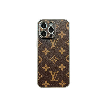 Luxury LV Leather iPhone Case