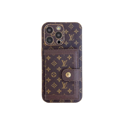 Luxury Classic Color Card Bag Apple iPhone Case 12-18 Pro & Pro Max