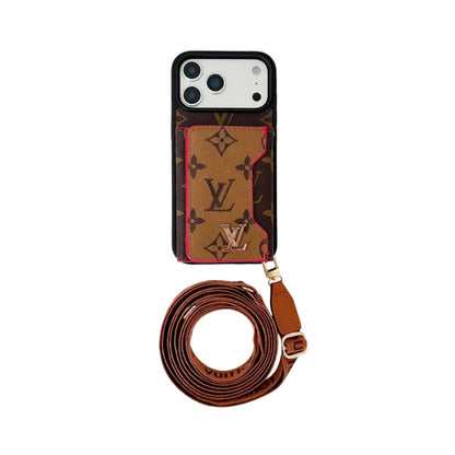 Luxury Leather Wallet Card Holder Phone Case For iPhone 12-18 Pro & Pro Max