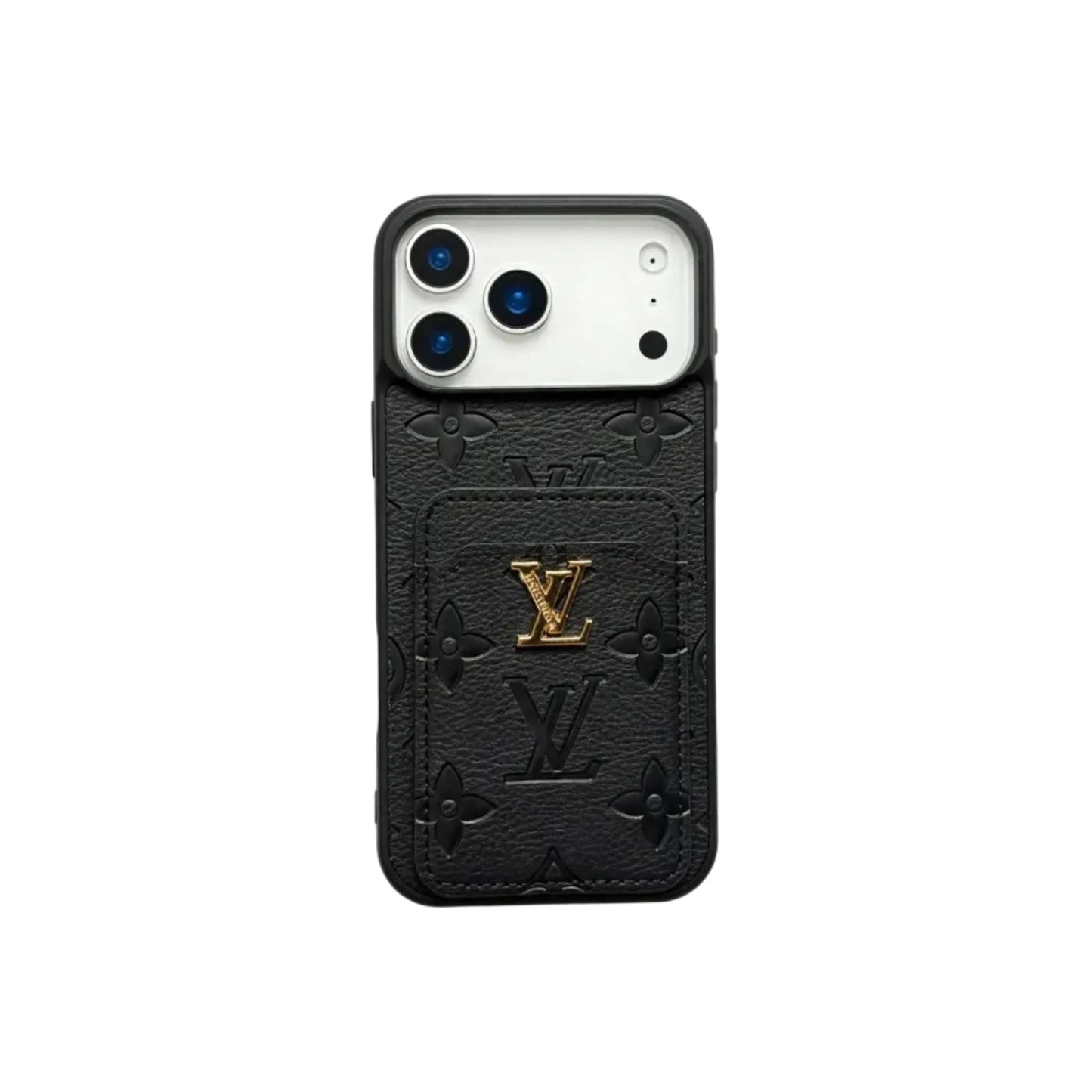 Premium Textured Case with Integrated Card Slot for iPhone 12-17 Series