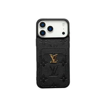 Premium Textured Case with Integrated Card Slot for iPhone 12-18 Pro & Pro Max
