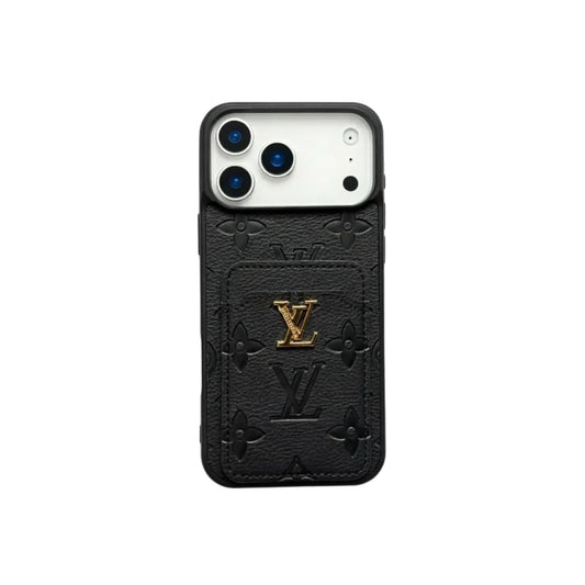 Premium Textured Case with Integrated Card Slot for iPhone 12-18 Pro & Pro Max