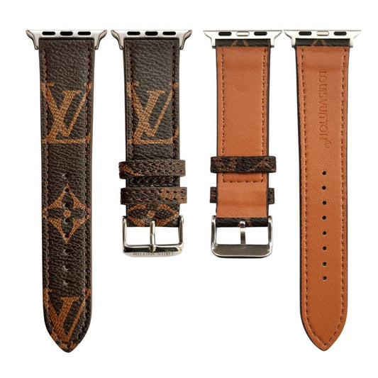 CLASSIC BROWN  LUXURY STRAP FOR APPLE WATCH Roxy New 2