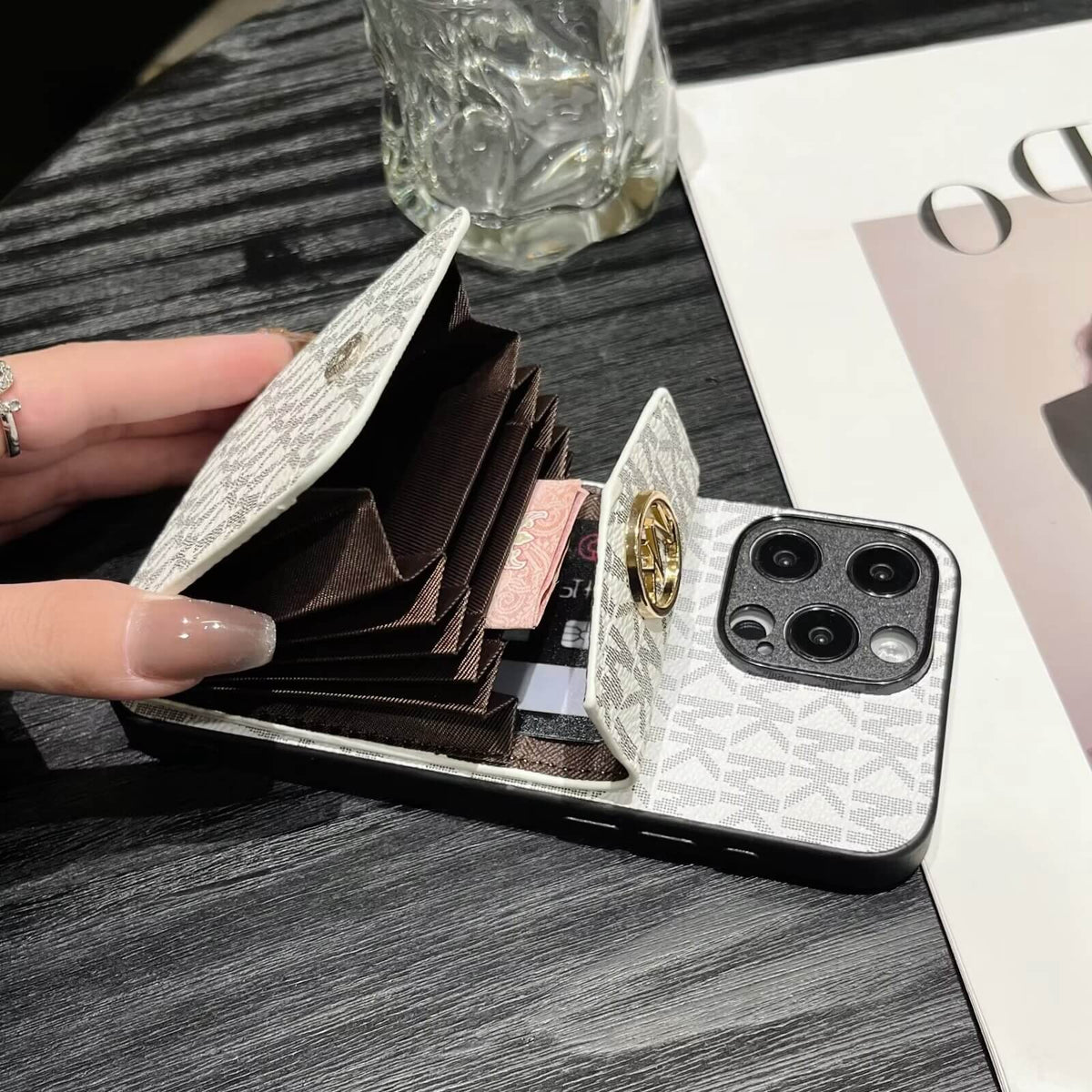 Michael Kors Card Holder Phone Case For iPhone