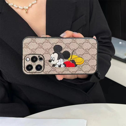 Cartoon Character Designer Pattern Case - iPhone 12-18 Pro & Pro Max