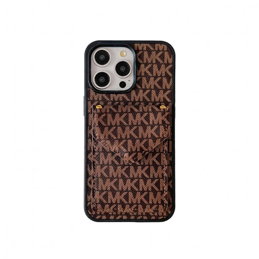 Luxury MK Leather Case For iPhone 13-18 Pro & Pro Max