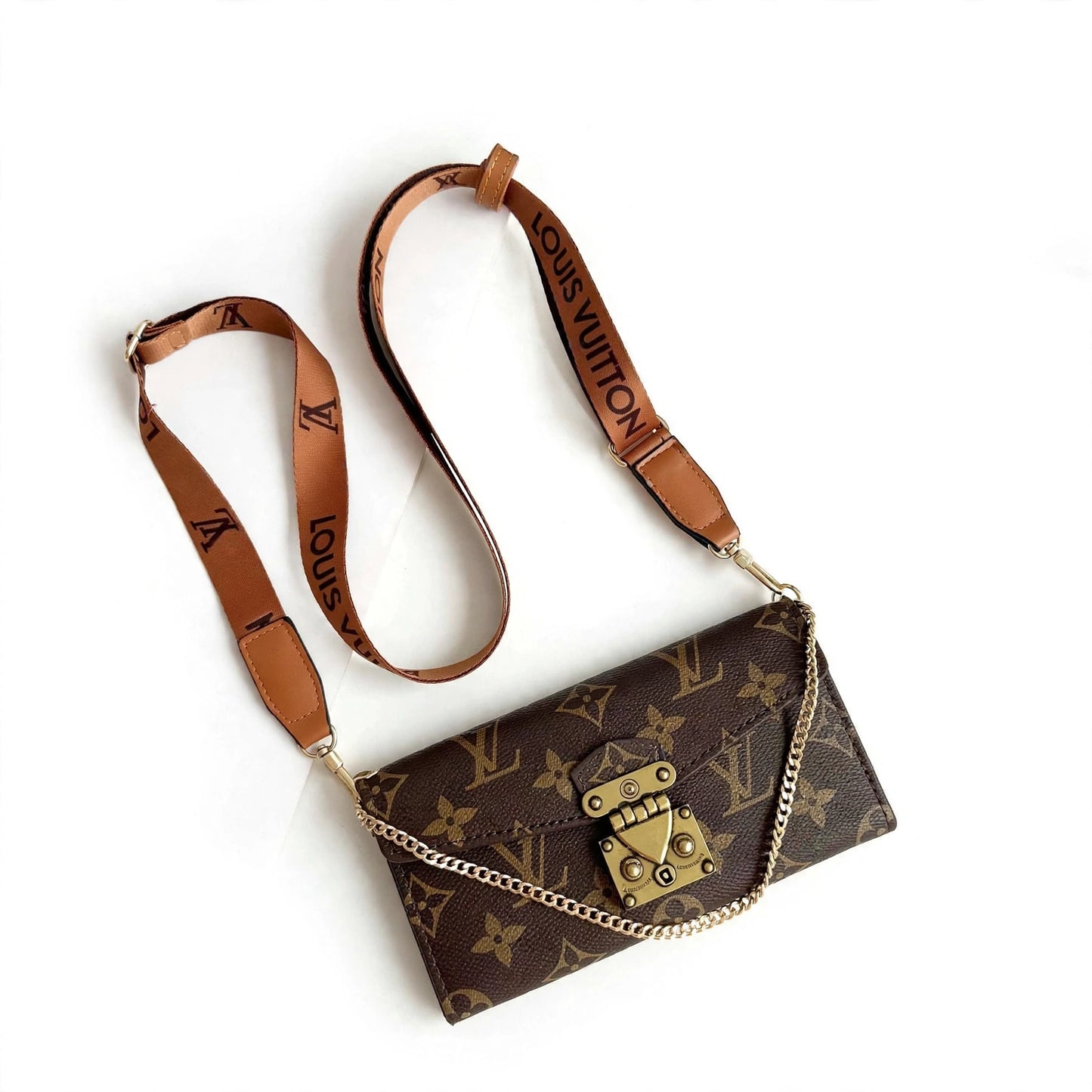 Monogram LV Luxurious Phone Case With Strap