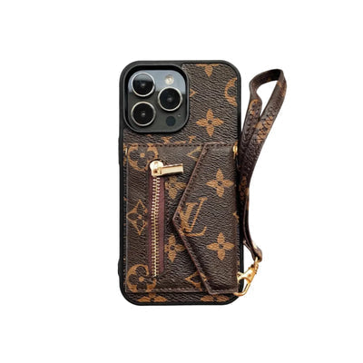 NEW IPHONE LEATHER WALLET PHONE CASE 12-18 Pro & Pro Max