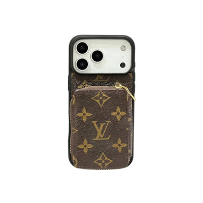 Luxury Leather Wallet Card Holder Crossbody iPhone Case For iPhone 12-18 Pro & Pro Max