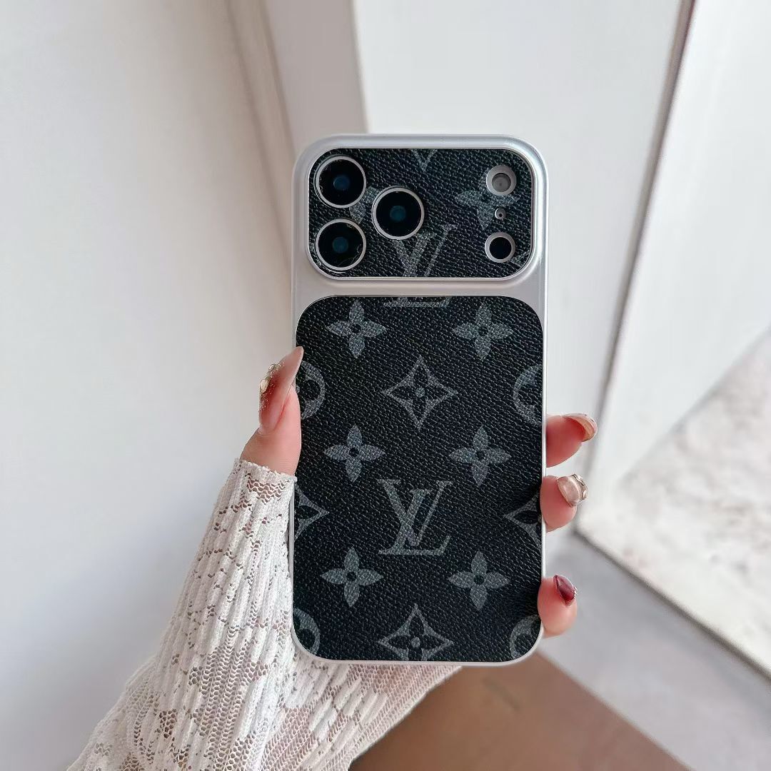 Multicolor Monogram LV-Style Phone Case for iPhone 13-18 Pro & Pro Max