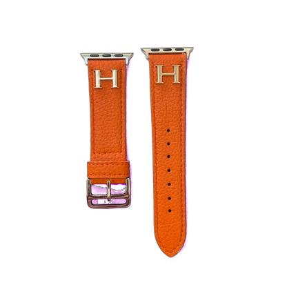 Genuine Pattern Leather Apple Watch Strap