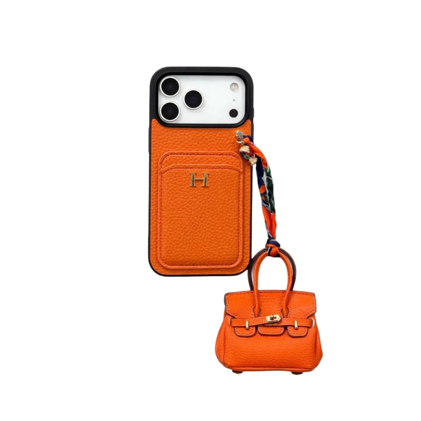 Luxury Hermes Case with AirPods Case For iPhone 14-17