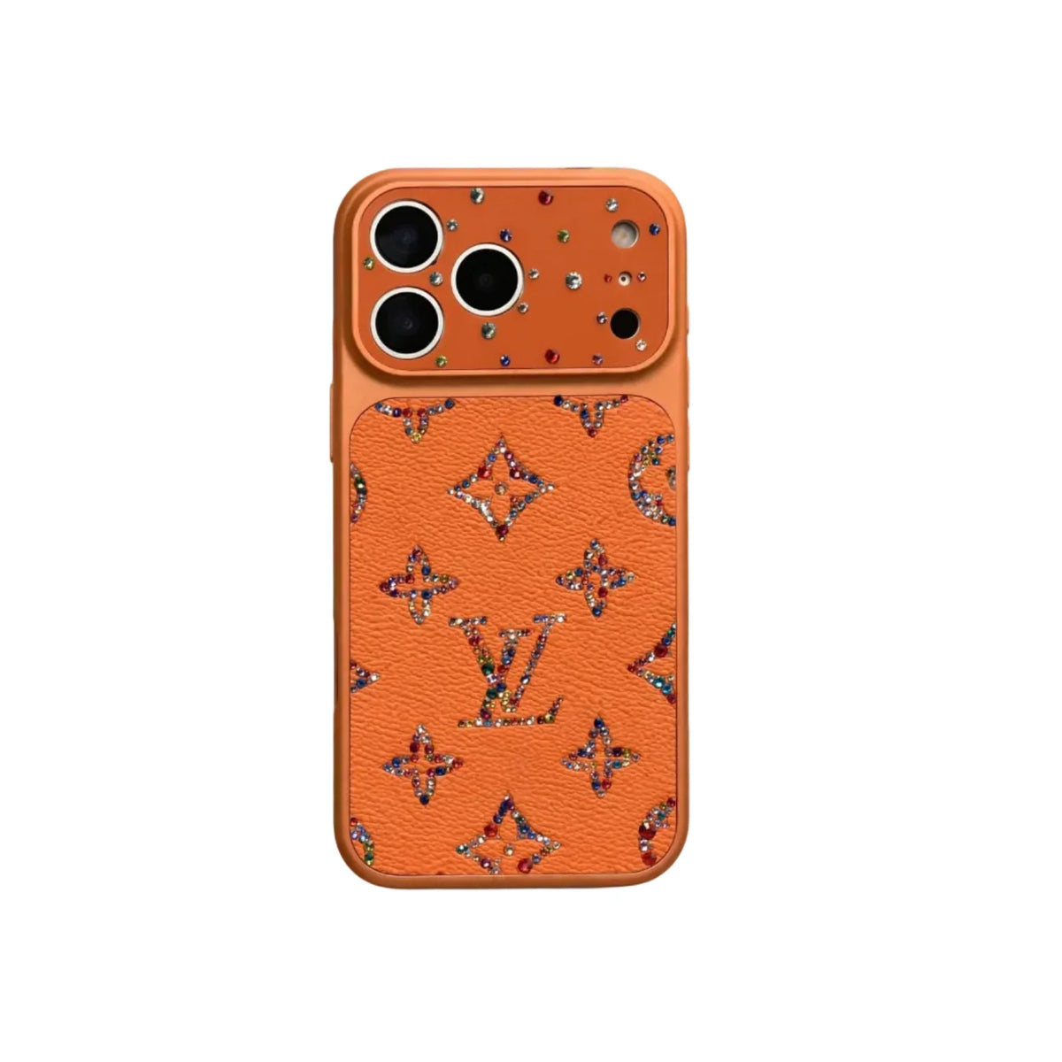 Luxury LV Rhinestones Glitter Phone Case For iPhone 14-18 Pro & Pro Max