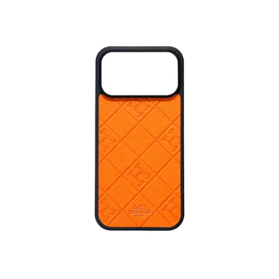 Stamped Diamond Leather Case - iPhone 12-18 Pro & Pro Max