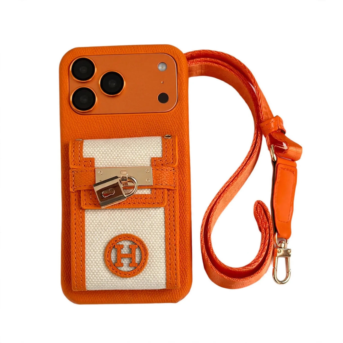 Hermes Luxury Leather Phone Case For iPhone 1