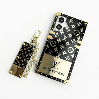 Luxury Brand Shiny Trunk Case For iPhone 17-12
